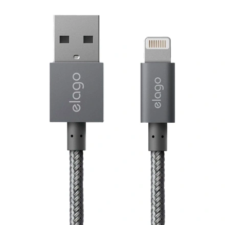 Elago Aluminum Lightning Cable Dark Grey (ECA-ALDGY-IPL)